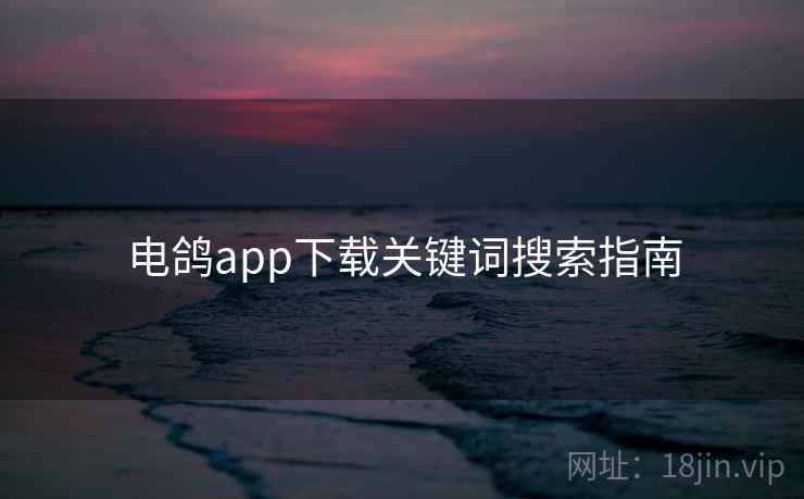 电鸽app下载关键词搜索指南